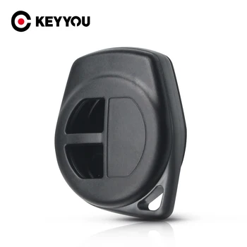 KEYYOU מפתח הרכב Shell עבור סוזוקי סוויפט אלף SX4 ליאנה Aerio Vitara גרנד VITARA אלטו הצטרפות מפתח 2 כפתורים Fob התיק ללא להב