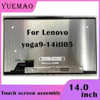 עבור Lenovo yoga9-14itl05 סופר חדש באיכות 14 אינץ 100% sRGB FHD LCD תצוגת מסך מגע דיגיטלית הרכבה להשלים להחליף