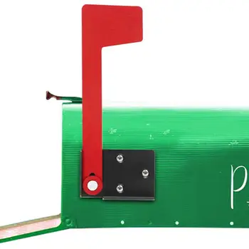פלדה הדואר החלפת הדגל קיט 90 מעלות, לסובב חלודה הוכחה מתכת החלפת הדגל הדואר חומת הר תיבת דואר הדגל
