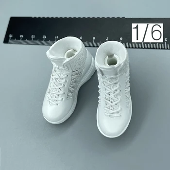 1/6 3ATOYS הגעה לניו אופנה מזדמנים לבן מוצק נעליים הגרסה המקורית 12inch סכר 3א הגוף פעולה לאספנים.