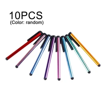 10 חתיכות אוניברסלי קיבולי Stylus Pen 7.0 אוניברסלי Stylus מסך מגע עטים צבע אקראי עבור iPad טלפון נייד זרוק משלוח