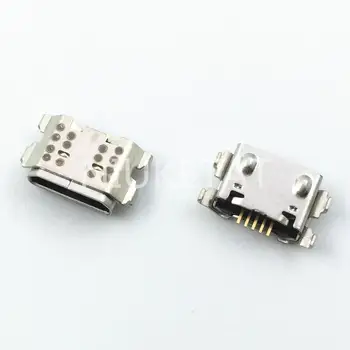 10pcs מיקרו USB 5Pin ג 'ק מחבר נתונים שקע יציאת טעינה הזנב plug עבור Samsung Galaxy A01 A015 A015F/DS USB מיני ג' ק