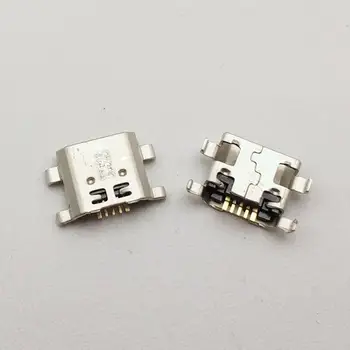 10pcs מיקרו USB 5pin מיני מחבר הפוכה כבד צלחת טעינה נייד יציאת עבור Huawei הכבוד 6P טלפון נייד תיקון חלקים