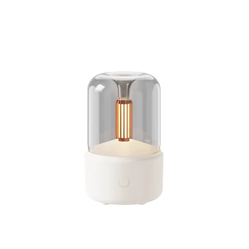 120ML לאור נרות, ניחוחות מפזר USB הביתה אוויר מכשיר אדים הקרירים היוצר הקוטל שמנים אתריים אור LED לילה קל להשתמש