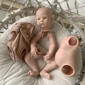 17-ב צבוע בובות תינוק DIY סט עובש עם ראש מלא הגפיים & הגוף