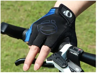 1Pair חצי אצבע כפפות רכיבה על אופניים אנטי להחליק אנטי-זיעה אופניים שמאל-ימין בכפפות אנטי הלם MTB אופני כביש ספורט כפפות