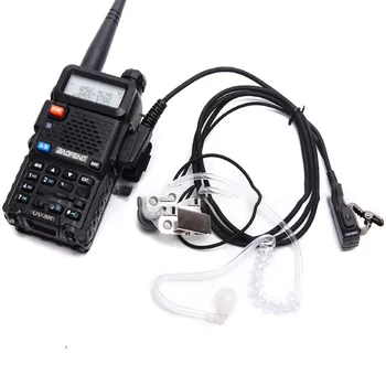 1pcs באו פנג 888S 5R ווקי טוקי K ראש אוניברסלי אוזניות אוויר Conduit אוזניות באיכות גבוהה ציוד תקשורת