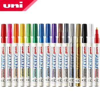 1pcs להגדיר חד PX-21 צבע קטנים עט מגע בעט 15-צבע עמיד למים תעשייתיים שאינם דוהים צמיג סמן קבע צבע עט