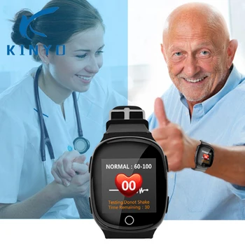 2018 שעון חכם GPS קילו WIFI מיקום Sos לצפות קשישים נגד איבד לראות ילדים Gps קצב הלב ספורט צפו קשישים נופלים אזעקה