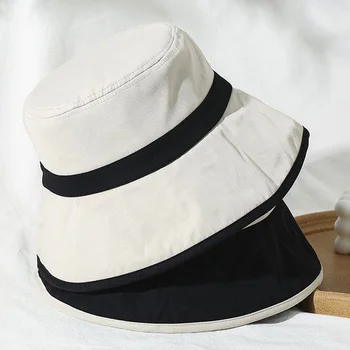 2021 קיץ נשים מתקפל דלי כובע קרם הגנה בנות כובע השמש נסיעות חיצונית רכיבה על אופניים כובעי דייגים כובעי פנמה כובע על נקבה