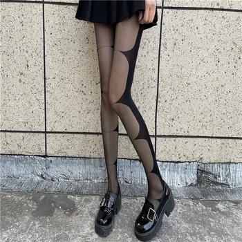 2022 אישי חדש משולבים גרביים המילניום בסגנון סקסי שחור גרבי נשים רזות אנטי-הוק משי הרזיה גרביונים