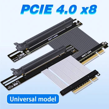 2023 האוניברסלית החדשה PCI Express 4.0 X8 כדי X16 RTX3060 גרפיקה כרטיסי וידאו כבל מאריך קמה PCI-E 8x PCIe 16x שחור כסף