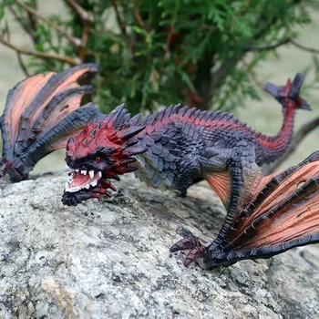 2023 ההדמיה חדש דגם דינוזאור עתיק מודל החיה מלחמה הדרקון החיה וורקראפט הדרקון הדרקון המעופף לילדים של דינוזאור צעצוע