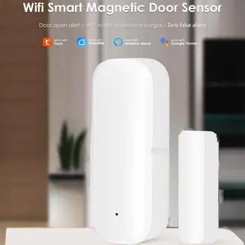 2023 חדש Tuya WiFi הדלת חיישן מגנטי חכם, אזעקה ביתית חכמה דלת וחלון ההפרעה גלאי אפליקציה של שליטה מרחוק