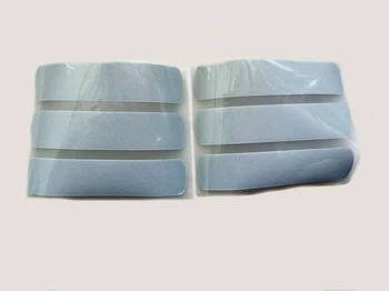 2x9cm Reflecive מדבקות ויניל העברת חום בהיר כסף לוגו של ברזל על בגדים מותאמים אישית דפוסי