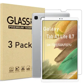 (3 חבילות) מזג זכוכית עבור Samsung Galaxy Tab A7 לייט 8.7 2021 SM-220 SM-T225 SM-T227U לוח סרט מגן מסך