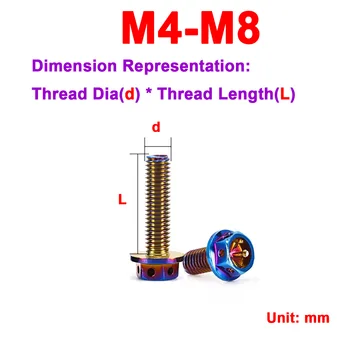 304 נירוסטה החיצון משושה אוגן חלול בולט אופנוע רכב חשמלי שינוי בורג M4M5M6M8M10