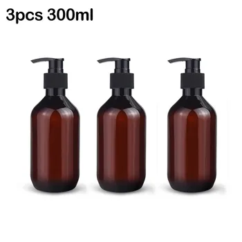 3PCS 300ml/500ml/750ml חום קצף משאבת בקבוקי שמפו סבון מתקן בקבוק משאבה הבקבוק הריק הביתה אמבטיה אספקת