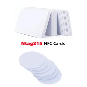 50/100pcs NFC Ntag215 מטבע כרטיס תג מפתח 13.56 MHz NTAG 215 אוניברסלי תווית RFID האולטרה קטגוריה תוויות 25 מ 