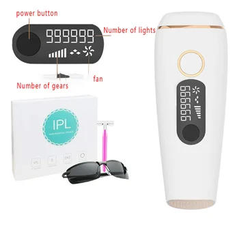 500000 פולסים IPL לייזר Epilator נייד Depilator המכונה גוף מלא להסרת שיער מכשיר ללא כאבים טיפול אישי מכשיר חדש