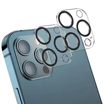 500pcs מלא כיסוי עדשת המצלמה זכוכית עבור iPhone 13 Pro מקס מגן מסך לאייפון 12 13 14 Pro מקס המצלמה מגן זכוכית