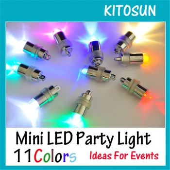 50pcs/Lot עמיד למים LED מיני מסיבת אורות הפנסים בלונים פרחוני מיני אורות Led עבור החתונה מרכזי הערכה אייפל אגרטלים