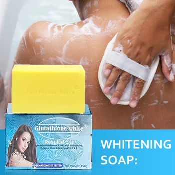 5D Gluta לה גלוטתיון הלבנת סבון 150גרם עמוק מנקה נוזלים הבהרה להפחית פיגמנטציה מוצרי אמבט