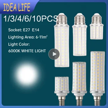 6000k Led Lampada 110-220v אור לבן תירס הנורה בחדר השינה נברשת עבור בית אמבטיה סלון דקורטיבי Led מנורת E27 E14