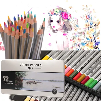 72 עיפרון שמנוני צבע עופרת צבע מברשת עיפרון צבעוני להגדיר מצוירים ביד 