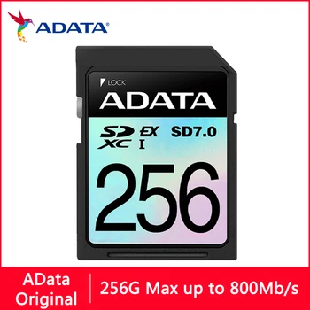 ADATA SD 256GB כרטיס זיכרון פלאש 512GB כרטיס SD U3 4K Microsd כרטיסי SD למצלמה SD 7.0 עד 800Mb/s