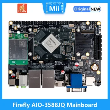 AIO-3588JQ 8K AI תעשייתי Mainboard RK3588J octa-core מעבד 64 סיביות 32GB זיכרון RAM ו-8K וידאו בקידוד ופענוח WiFi6