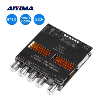 AIYIMA TPA3116 כוח סאב וופר, מגבר לוח 2x60W+100W Bluetooth 2.1 5.0 TPA3116D2 קול אודיו מגבר AUX USB Amplificador