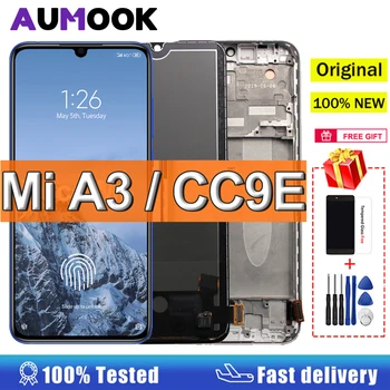 AMOLED Xiaomi Mi A3 תצוגת LCD מסך מגע מחליף Xiaomi Mi CC9e M1906F9SH M1906F9SI תצוגת LCD הרכבה