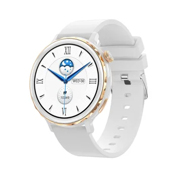Bluetooth לקרוא שעון חכם נשים מגנטי היניקה טוען 360 * 360 ברזולוציה קצב הלב ספורט כושר צמיד Smartwatch