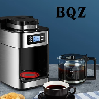 BQZ הבית ואת המטבח, אופנה אוטומטי LED-תצוגה בין מטחנת האמריקאי מכונת קפה, מכונת אספרסו, תה, קפה לאטה, מוקה