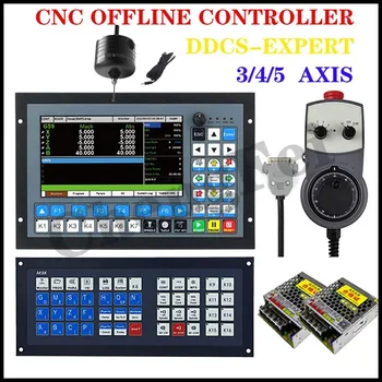 CNC DDCS מומחה משודרג 5axis עיבוד CNC בקר 4axis מערכת התנועה, ATC +3D בדיקה +מורחבת מקלדת ה-MPG