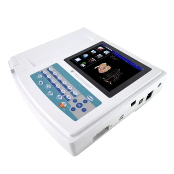 CONTEC ECG1200G portable12 להוביל א. ק. ג מכונה אוטומטית דיגיטלית electrocardiograph