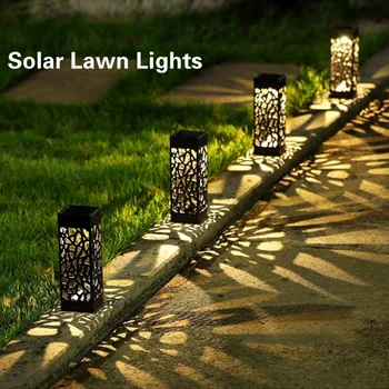 D2 LED סולארית דשא אור קישוט שמש אורות גן חלול הדשא מנורה חיצונית מסלול מנורה עמיד למים גן סולארית LED אור
