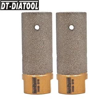 DT-DIATOOL 2pcs/pk 25mm ואקום מולחמות יהלום על האצבע חתיכות על השיש גרניט פורצלן
M10 חוט ראה חור עבור זווית מטחנות