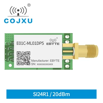 EBYTE 2.4 GHz RF המודול 100mW E01C-ML01DP5 PIN to PIN הרשות LNA ממשק SPI לטבול חבילה SMA-K אנטנה SI24R1+ בית חכם