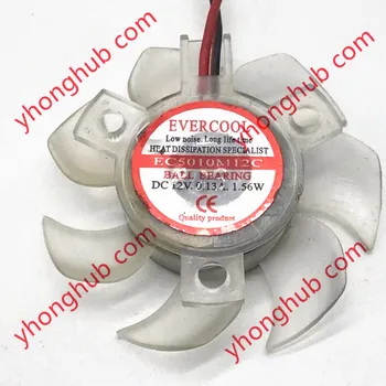 EverCool EC5010M12C DC 12V 0.13 לי 50x50x10mm 2-Wire שרת מאוורר קירור
