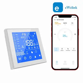 eWelink WiFi חכם התרמוסטט לחימום מים תנור חימום חשמלי קומה בקר טמפרטורה אלקסה הבית של Google Tuya חכם החיים