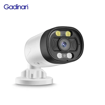 Gadinan אבטחה מצלמה 8MP 4K פו חיצונית כפולה מקור אור H. 265+ טלוויזיה במעגל סגור מעקב וידאו אי תנועה זיהוי ה-IP מצלמה כדור