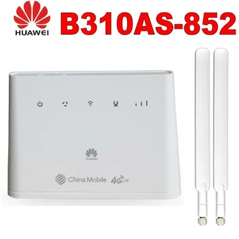 Huawei B310As-852 LTE FDD 900/1800/2600Mhz TDD 1900/2300M/2500/2600Mhz נייד נתב VOIP אלחוטי בתוספת 2pcs אנטנה