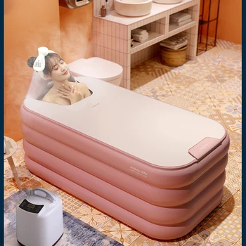 Iatable ג ' קוזי למבוגרים נייד אמבטיה הגוף סאונה פלסטיק ניידים גדולים Baignoire שירותים מוצרים YX50FB