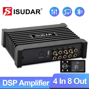 ISUDAR D408 אוטומטי DSP מגבר עבור טויוטה/קורולה/פריוס/קאמרי/RAV4/לפיד/F3 RCA Output המכונית רדיו קול אודיו לשדרג עם כבל