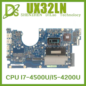 KEFU UX32LA-בעוד REV 2.0 לוח אם מחשב נייד ASUS UX32LN UX32LA UX32L המחברת Mainboard 4GB-RAM I7-4500U I5-4200U GT840M /אומה
