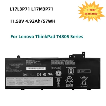 L17L3P71 סוללה של מחשב נייד עבור Lenovo ThinkPad T480S סדרה 01AV478 SB10K97620 01AV479 01AV480 L17M3P71 L17S3P71 11.58 V 4.92 אה/57WH
