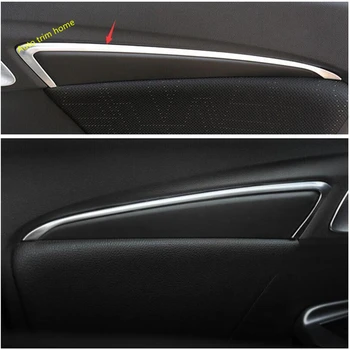 Lapetus בתוך דלת המכונית משוך את הידית רצועה לכסות לקצץ 4 יח 'מתאים התאמה הונדה ג' אז 2014 - 2019 אביזרי רכב ABS סיבי פחמן