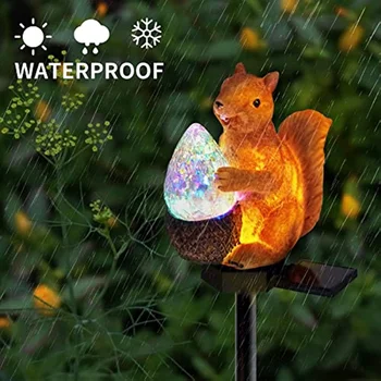 LED סולארית לגינה אור חיצונית סנאי צורת המנורה עיצוב עמיד למים נוף גן חצר העסק מסיבות הדשא פטיו המעבר.